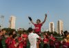 O NFL Flag 2024 agitou o Parque Ceret, em São Paulo, com craques entre 12 e 14 anos. Foto: Tuane Fernandes