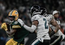 Green Bay Packers e Philadelphia Eagles fizeram história da NFL no Brasil. Foto: Jayson Braga