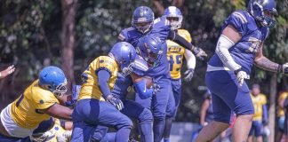 Jogo de estreia os Lobos levaram a melhor. (Foto: Gol Click)