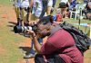 Fotógrafo esportivo Yan Barros, um dos principais fotógrafos de futebol americano no Brasil na atualidade. (Foto: Tiago Munden)