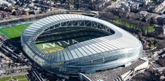 Aviva Stadium em Lansdowne Road, Dublin 4 (Foto: Dennis Horgan)
