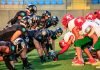 Campeonato nacional de 2019, Galo e Portuguesa (atual Rhynos) no Sesc Venda Nova em Belo Horizonte (Foto: Elvis D'Paula - Click & Sound)